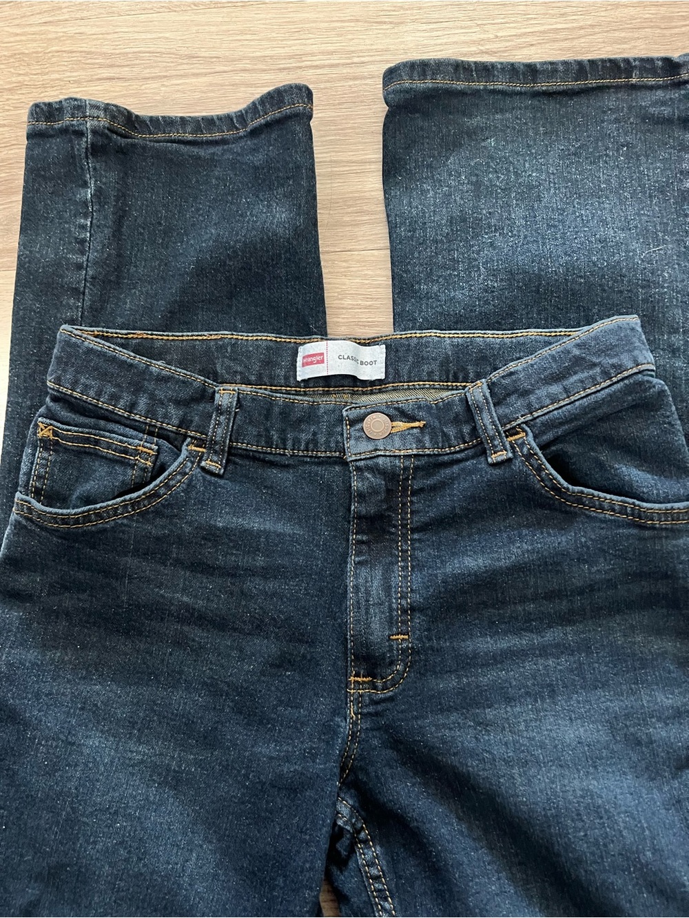 Wrangler Classic Bootcut Kids Jeans- Dark Blue